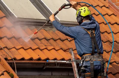Démoussage et hydrofuge de toiture à Édon